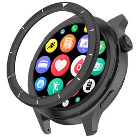 Screen Protector Compatible with Xiaomi Watch S4 Bezel Set Metal Bezel Case Cover Compatible with Xiaomi Watch S4 Accessories (#6)