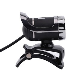 ASHATA Webcam de Computadora,HD Cámara USB Internet Portátil,Cámara Web USB con Micrófono para PC de Escritorio y Laptop,Lente óptica,Lzquierda y Dere