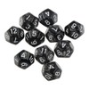 Yourandoll 10pcs Polyhedral Dice D12 Dice 12 Dice for Dungeons