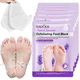 Foot Mask, Foot Mask, Moisturising, Foot Mask Socks with Lavender, Foot Peel Mask for Callus Removal, Foot Mask Callus Ideal for Men and Women, for Dry and Cracked Feet