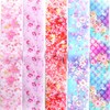 10pcs Full Bloom Cherry Blossom Pink Flower Flower Nail Foil