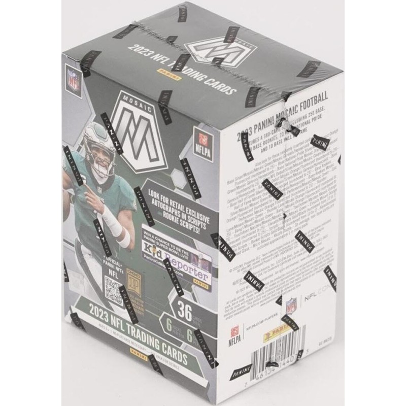 2023 Panini Mosaic Football Trading Card Blaster Box (36 Cards)