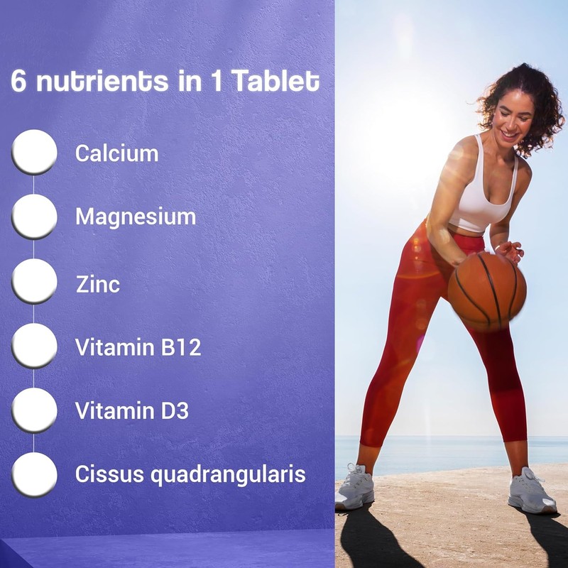 Generic Organics Calcium, Magnesium, Zinc with Vitamin D3 & B12,