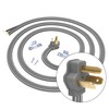 TOPDC 3 Prong Dryer Cord, 30 AMP Appliance Power Cord