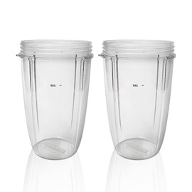 Veterger Replacement Parts cups, Compatible with NutriBullet 600W and 900W Blender (2 24oz cups)