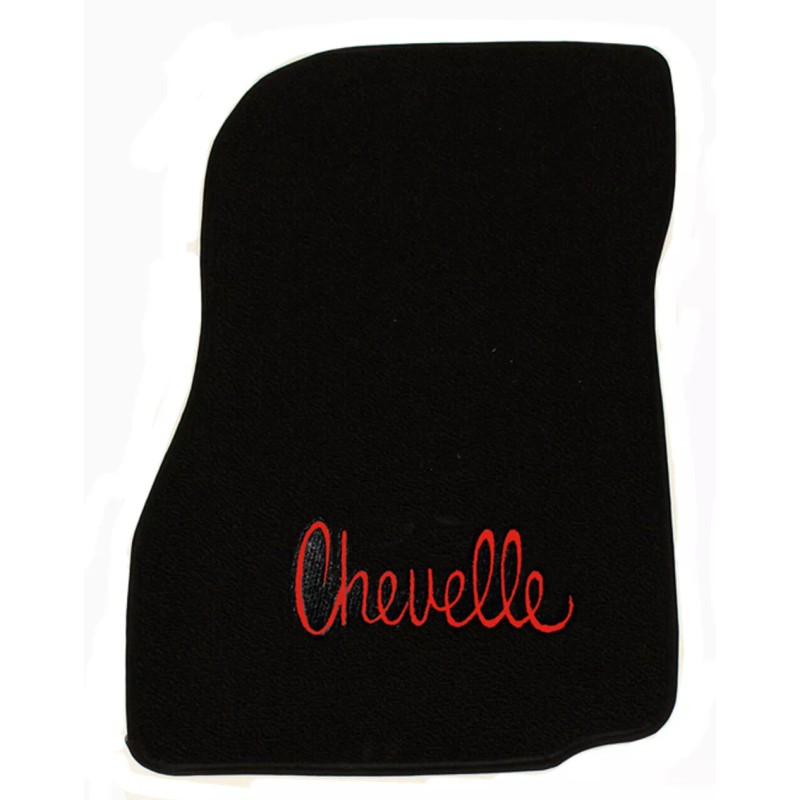 AFM NEW! 1968 - 1972 CHEVELLE Floor Mats Black Carpet