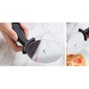 Stainless Steel Pizza Cutter Non-Stick Wheel Roller Slicer Suitable for