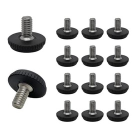 SIMAIYUN 24 Pcs 5/16"-18 Stainless Steel Screw Furniture Leveling Feet, Adjustable Table Chair Levelers Feet Glides Screw in Threaded Furniture Levelers for Table, Chair, Cabinet