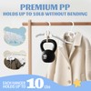 SIshynio 30 Pack Baby Hangers for Closet, Adjustable Space Saving