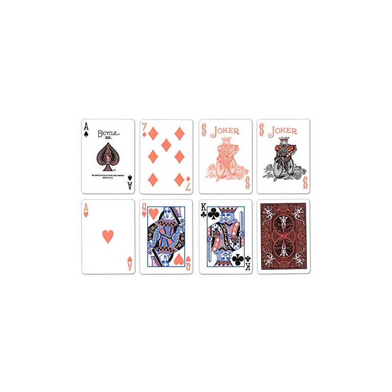 Matsui Gaming Machine Playing Cards, Black Orange, Bicycle
