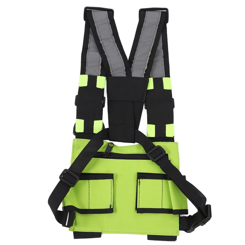 Multifunctional Nylon Waterproof Chest Bag Reflective Safety Tooling Vest for