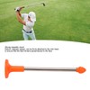 Golf Cutting Direction Indicator Orange 2 Sections Telescopic Golf Alignment