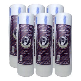 Barber Pro 6 Rollos Papel Cuello Barber Pro 500 Pzs