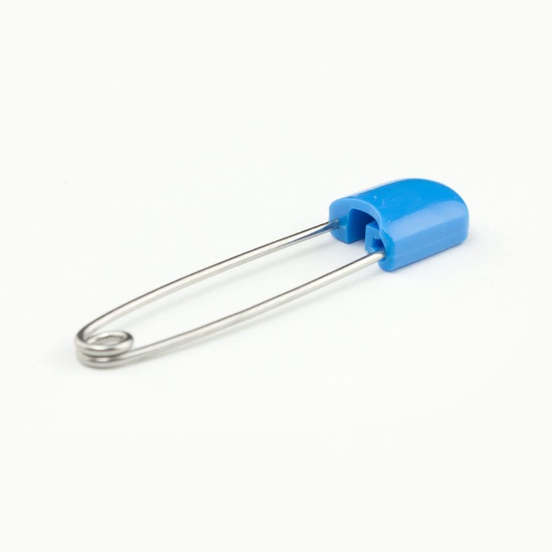 OsoCozy Diaper Pins - (Blue) - Sturdy, Stainless Steel Diaper