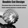 10Pcs 1/8" Shank Carbide Burr Bits Compatible with Dremel w/