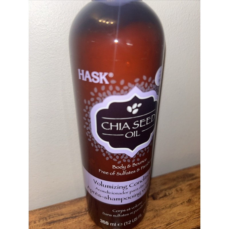 Hask 4 Bottles, Hask Volumizing Conditioner Chia Seed Oil w/