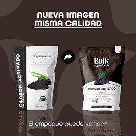 BULK SUPERFOODS - Carbón Activado En Polvo 100g - Sin Azúcar - 100% Puro Y Natural - Sin Aditivos y Sin GMO - De Origen Vegetal
