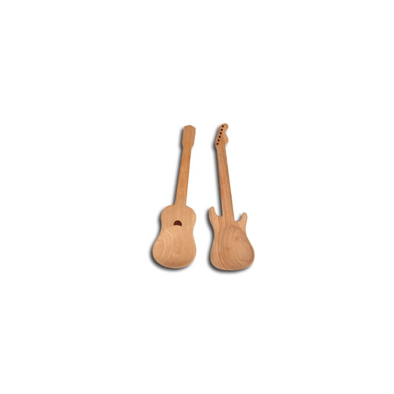 Rockin Spoons Guitar Salad Servers