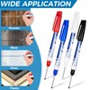 8Pcs Deep Reach Markers Waterproof Deep Hole Marker Pens 34mm