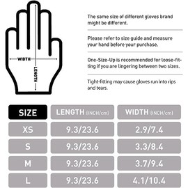 OKIAAS Black Disposable Gloves Small, Vinyl Gloves Disposable Latex Free, 5 mil, 100 Count, for Food Prep, Household Cleaning, Hair Dye, Tattoo