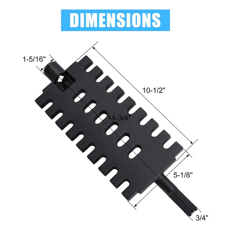 Adviace 40257 Shaker Grate Replacement for US Stove Hot Blast