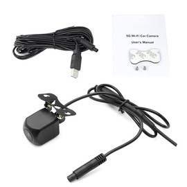 TATUM Car Wi-Fi Back Camera, USB Powered, Smartphone Linkage, Guidelines Switchable, Side Camera, iOS and Android Compatible, Real Video Recording, 720P Waterproof