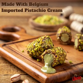 Intense Bazaar Dubai Choco-Stick Pistachio By Intense Delish | Rich Chocolate, Nutty (BOX OF 6)