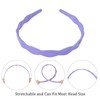 KIUEZIR 8pcs Plastic Braided Headbands with Teeth - Criss Cross
