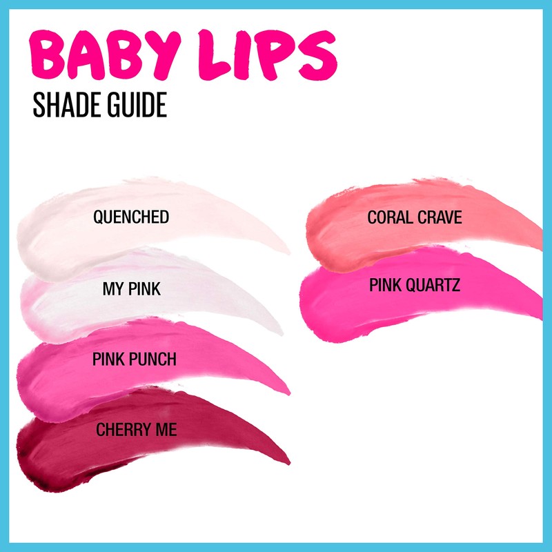 Maybelline New York Baby Lips Glow Lip Balm, My Pink,