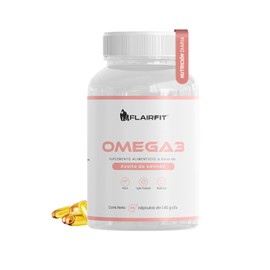FLAIRFIT Omega 3 de Salmn Suplemento Premium, Alta Concentracin de Aceite puro de Salmn (EPA - DHA), 45 Cpsulas                                       