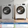 Vibration Damper Washing Machine, Pack of 8 Universal Raising Pads