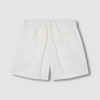 JAJU [JAJU] Soft Linen Blend Half Pants_White