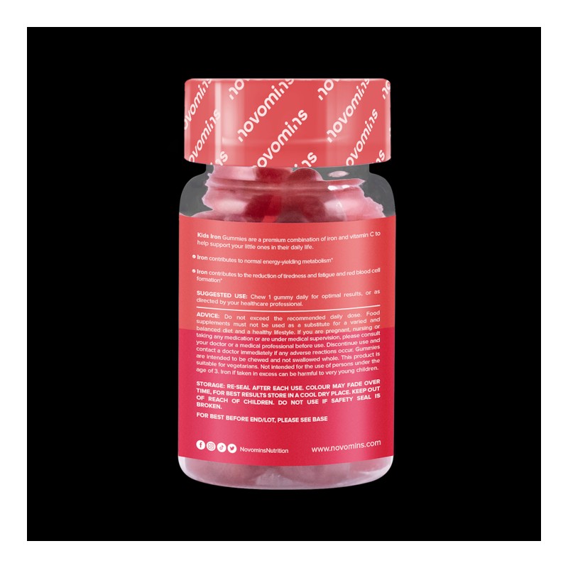 Novomins Kids Iron Gummies 30 Gummies