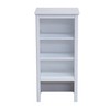 Alaterre Furniture Dorset Bathroom Hutch with Adjustable Shelves - Small