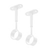 Gedotec Tubi Wardrobe Rail Bearing for Ceiling Mounting, Pack of