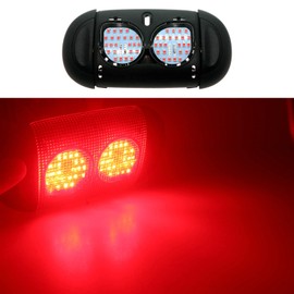 DODOFUN Red LED Interior Dome Ceiling Light Kit and Tag License Plate Bulb Dedicated Compatible with Jeep Wrangler 2007-2018 JK JL TJ