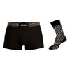 BOSS Men's Trunk & Sock Gift Trunk, Black8., L