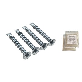 AK-4 Asphalt Anchor & Grout Kit - Four 1500 lbs. Pull Rated SP10-38 Chemical Anchors (5/8" x 6") with 2 EPX2 Anchoring Cement Bags