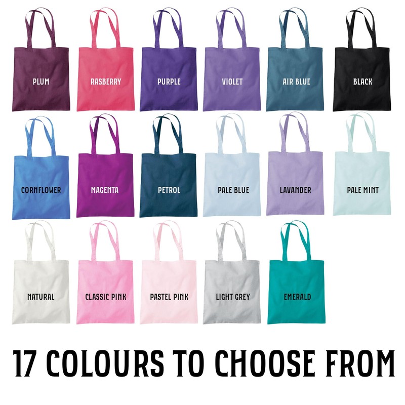 Dead Set Studio 40th Birthday Gift Bags - Canvas Tote
