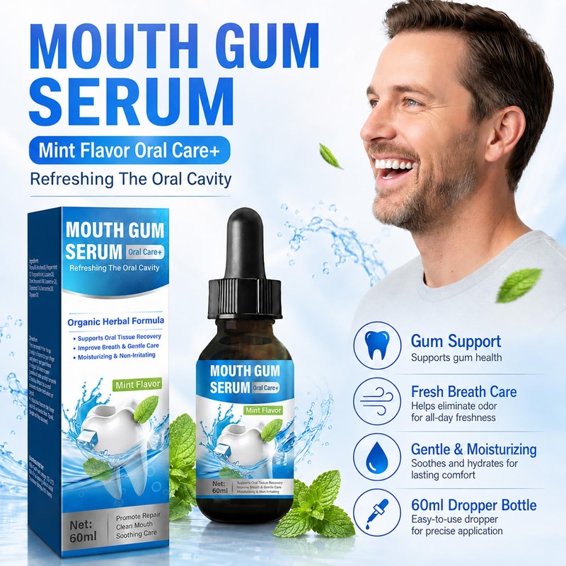 Gum Restore Drops, Premium Gum Repair for Receding Gums, Fresh