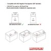 MOTOFLEX Battery Disconnect Switch 12V-48V Top Post Battery Quick Disconnect,