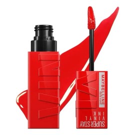 Maybelline Labial Superstay Vinyl Ink 4.2ml, dura 16H, da brillo, sin grumos, sin transferencias