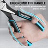 DURATECH 7" High Leverage Diagonal Cutters, Cr-Ni Wire Cutters, Side