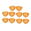 10pcs Mask Bowl Golden Plastic Reusable Lightweight Facial Mask Mixing