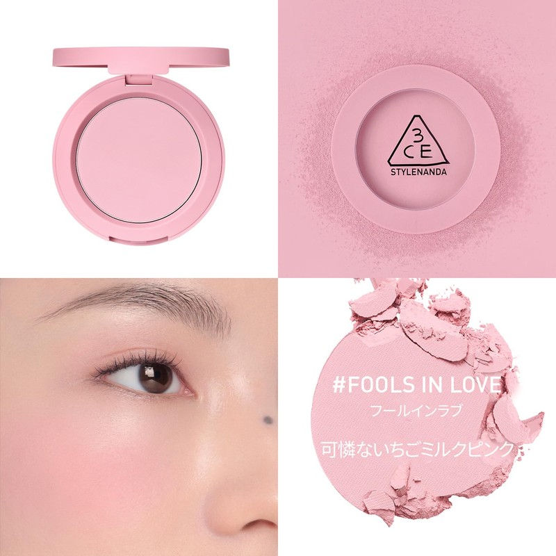 3CE Face Blush Fool In Love Cheek Powder Korean Cosmetics