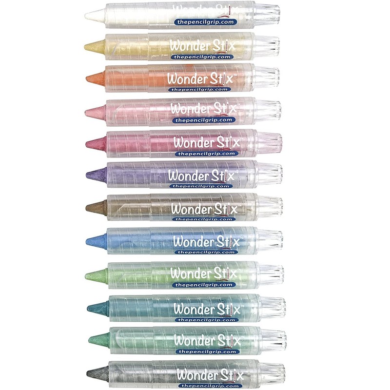 Wonder Stix Pastel Colors Dustless Chalk Crayon 12 pack