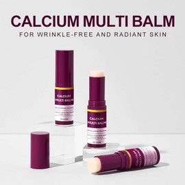 Bálsamo Multiusos de Calcio En Barra Para El Cuidado De La Piel, Barra Antiarrugas, Hidratante de Colágeno, Calcio para Volumen, Indicado Para Cara, Ojos, Labios y Cuello