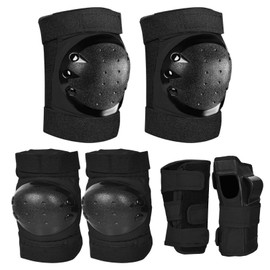 Protector Set, Children's Protective Equipment Set 6 in 1 - Knee Pads, Elbow Pads, Wrist Guards for Children - Adjustable - Protector Set for Inline Skates, Skateboard, Scooter, Scooter, Cycling