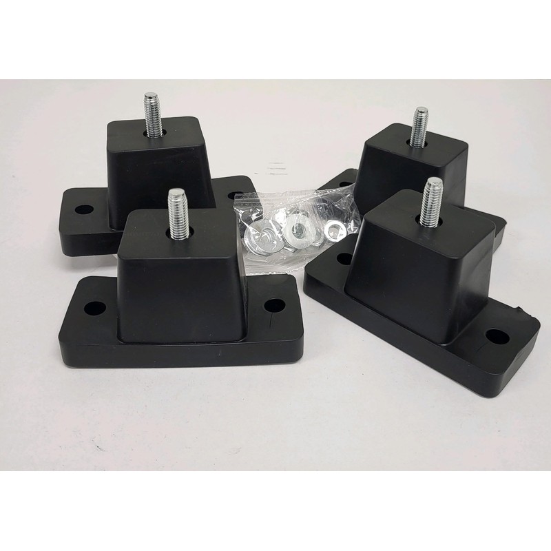 DuctlessAire Rubber Vibration Isolation Mounts - Anti Shaking Mount for