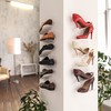 Mobilefox Sneaker Wall Mount Shoe Shelf Floating Wall Mount Shoe
